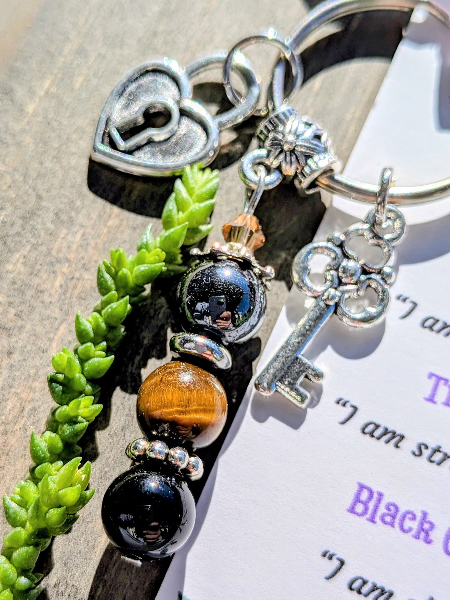 Protection Crystal Keychains