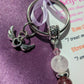 Self-Love Glow Crystal Keychain