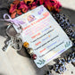 Career Confidence Crystal Keychain