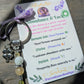 Abundance & Luck Crystal Keychain