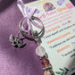 Self-Love Glow Crystal Keychain