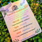 Career Confidence Crystal Keychain