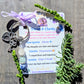 Focus and Clarity Crystal Keychain