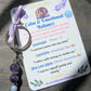 Calm & Emotional Balance Crystal Keychain
