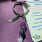 Calm & Emotional Balance Crystal Keychain