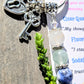Focus and Clarity Crystal Keychain