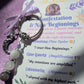 Manifestation & New Beginning Crystal Keychain
