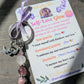 Self-Love Glow Crystal Keychain