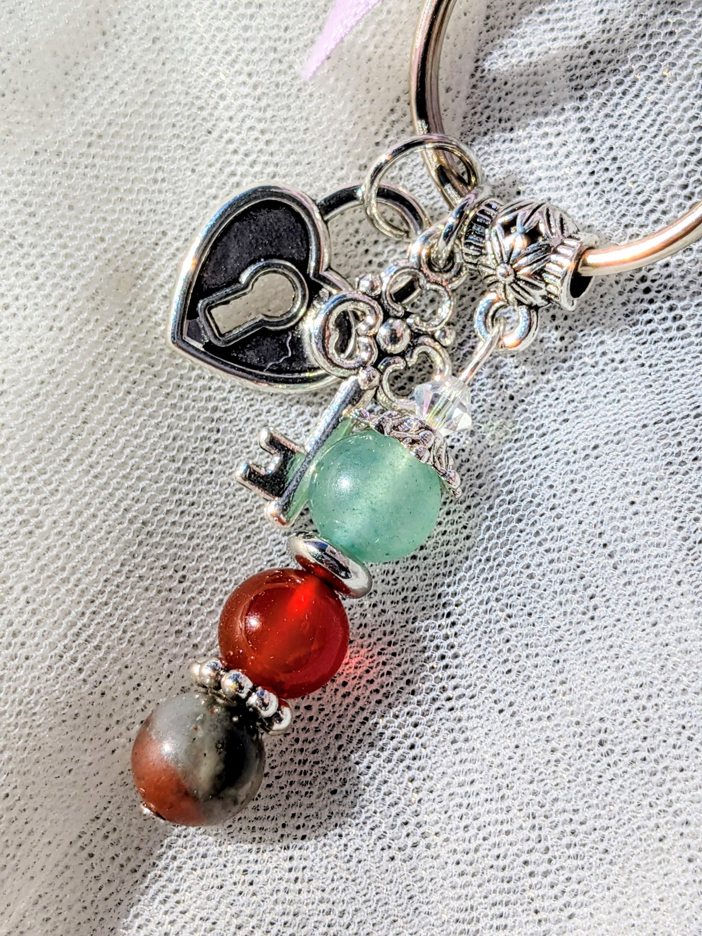 Health & Vitality Crystal Keychain