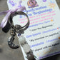 Manifestation & New Beginning Crystal Keychain