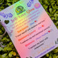 Self-Love Glow Crystal Keychain