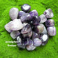 Chevron Amethyst Tumbles