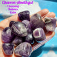 Chevron Amethyst Tumbles
