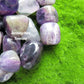Chevron Amethyst Tumbles