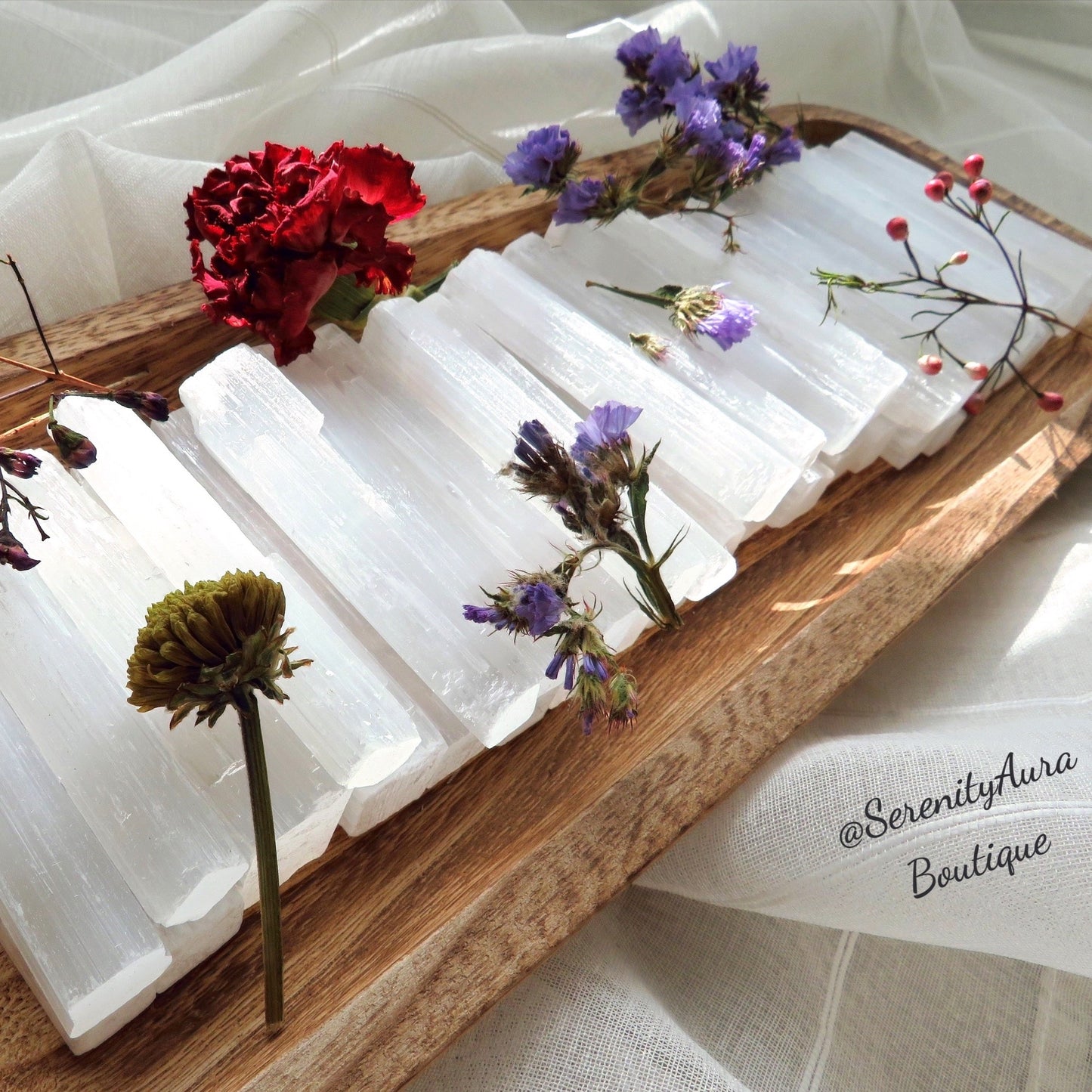 Satin Spar Wands (Selenite)